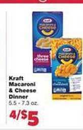 Family Fare Kraft macaroni & cheese dinner offer