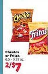 Family Fare Cheetos or fritos offer