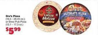 Family Fare Orv's pizza offer