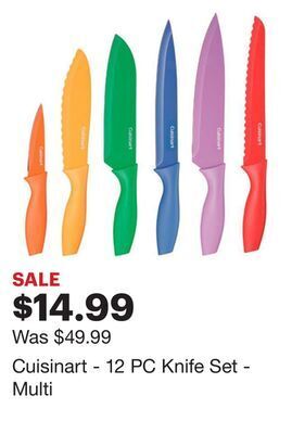 Best Buy Cuisinart - 12 pc knife set - multi offer