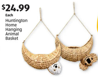 Aldi Huntington Home Hanging Animal Basket offer