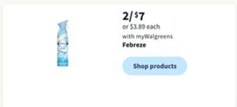 Walgreens Febreze offer
