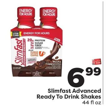 Weis Markets Slimfast advanced ready to drink shakes offer