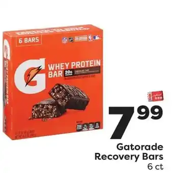 Weis Markets Gatorade recovery bars offer