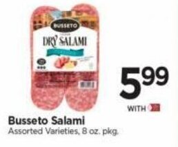 Tops Busseto Salami offer