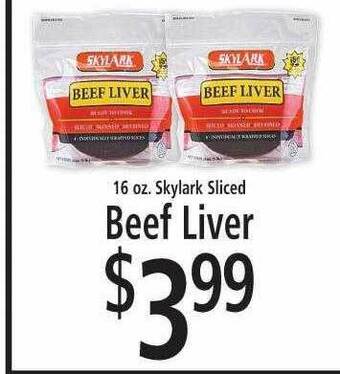 FoodFair Skylark sliced beef liver offer
