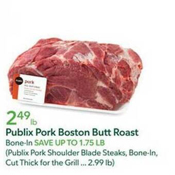 Publix Publix pork boston butt roast offer