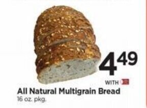 Tops All Natural Multigrain Bread offer