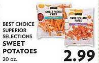 Reasors Sweet potatoes offer