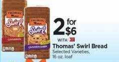 Tops Thomas' swirl bread offer