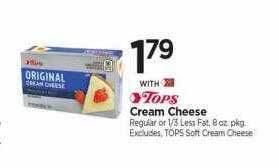 Tops Cream cheese offer