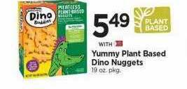 Yummy plant based dino nuggets