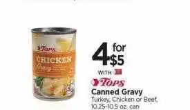 Tops Canned gravy offer