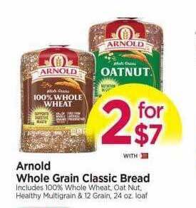 Tops Arnold whole grain classic bread offer