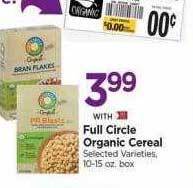 Tops Full circle organic cereal offer