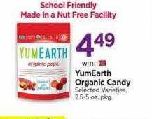 Tops Yumearth organic candy offer