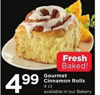 Cub Foods Gourmet cinnamon rolls offer