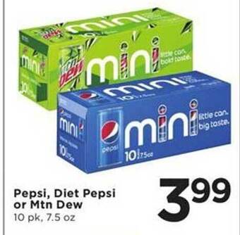 Cub Foods Pepsi, diet pepsi or mtn dew offer