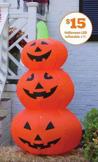 Family Dollar Halloween led inflatable offer