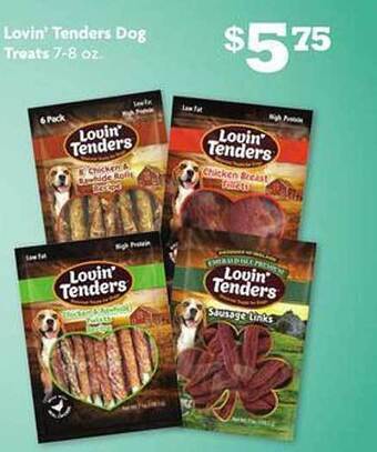 Family Dollar Lovin' tenders dog treats offer