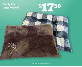 Family Dollar Family pet large pet bed offer