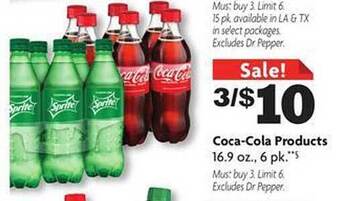 Family Dollar Coca-cola products offer