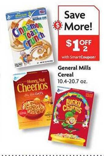 Family Dollar General mills cereal offer