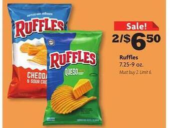 Family Dollar Ruffles offer