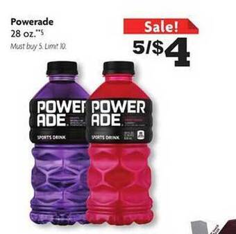 Family Dollar Powerade offer