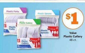 Family Dollar Value plastic cutlery offer
