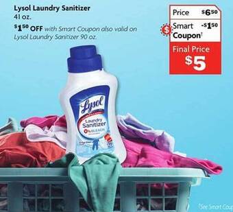 Family Dollar Lysol laundry sanitizer offer