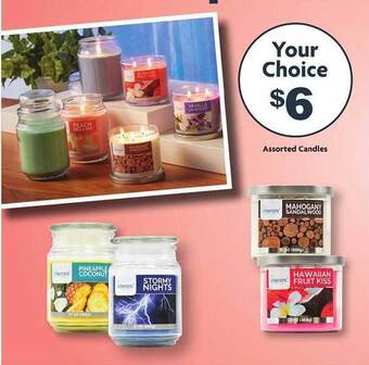 Family Dollar Candles offer