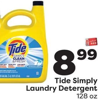 Weis Markets Tide simply laundry detergent offer