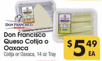 Cardenas Don francisco queso cotija o oaxaca offer