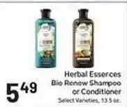 Herbal essences bio renew shampoo or conditioner