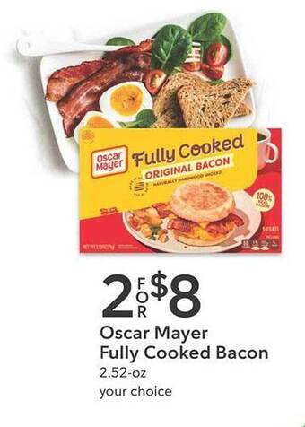 Publix Oscar mayer fully cooked bacon offer