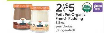 Publix Petit pot organic french pudding offer