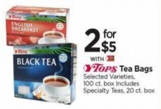 Tops Tops Tea Bags offer