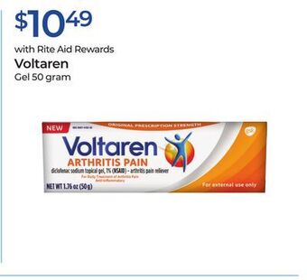 Rite Aid Voltaren gel offer