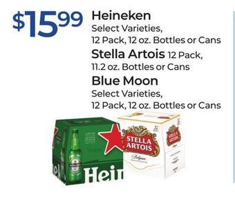 Rite Aid Heineken, stella artois, blue moon offer