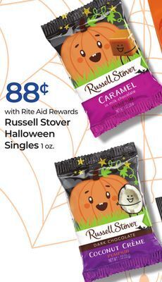 Rite Aid Russell stover halloween singles offer