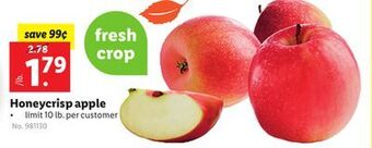 Lidl Honeycrisp apple offer