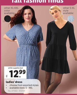 Lidl Ladies' dress offer