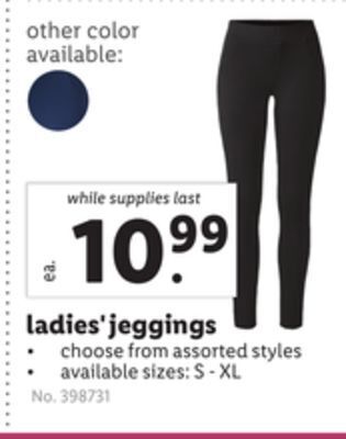 Lidl Ladies' jeggings offer