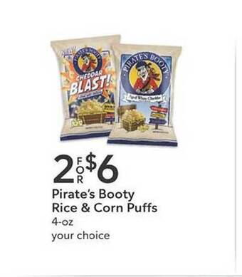 Publix Pirate's booty rice & corn puffs offer