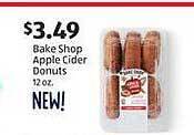 Aldi Bake shop apple cider donuts offer