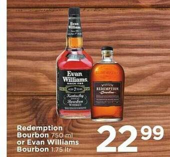 Cub Foods Redemption bourbon or evan williams bourbon offer