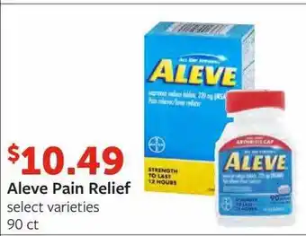 Fareway Aleve pain relief offer