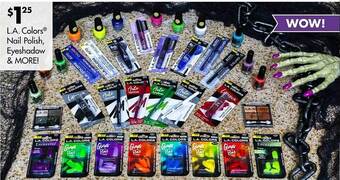 Dollar Tree L.a. colors nail polish eyeshadow more! offer