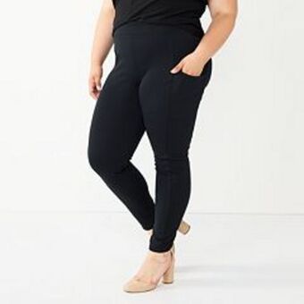 Kohl's Juniors' plus size so® high-rise ponte leggings offer
